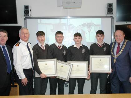 Congrats to the young men from <a href="/CBSKilkenny1859/">CBC Kilkenny - an Edmund Rice School</a> who saved the life of a drowning man on November 6. The swift actions prevented a death by drowning at Lady Desart Bridge . The students reacted quickly to the situation and managed to hoist the injured party onto a safe embankment