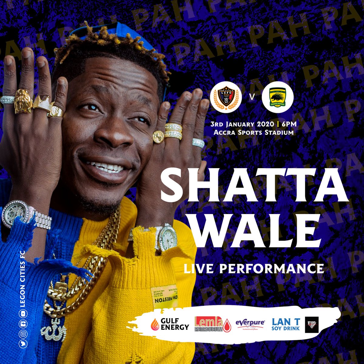 XIWondersFC's tweet photo. Good morning friends...Gentle reminder of the big game and big performance at the Accra Sports Stadium on Friday...See you there...#TheRoyals #WeDeliver #Kotokomustfall #Ghanapremierleague #Gphlive #legoncitiesfc https://t.co/mrKheQ4bpq