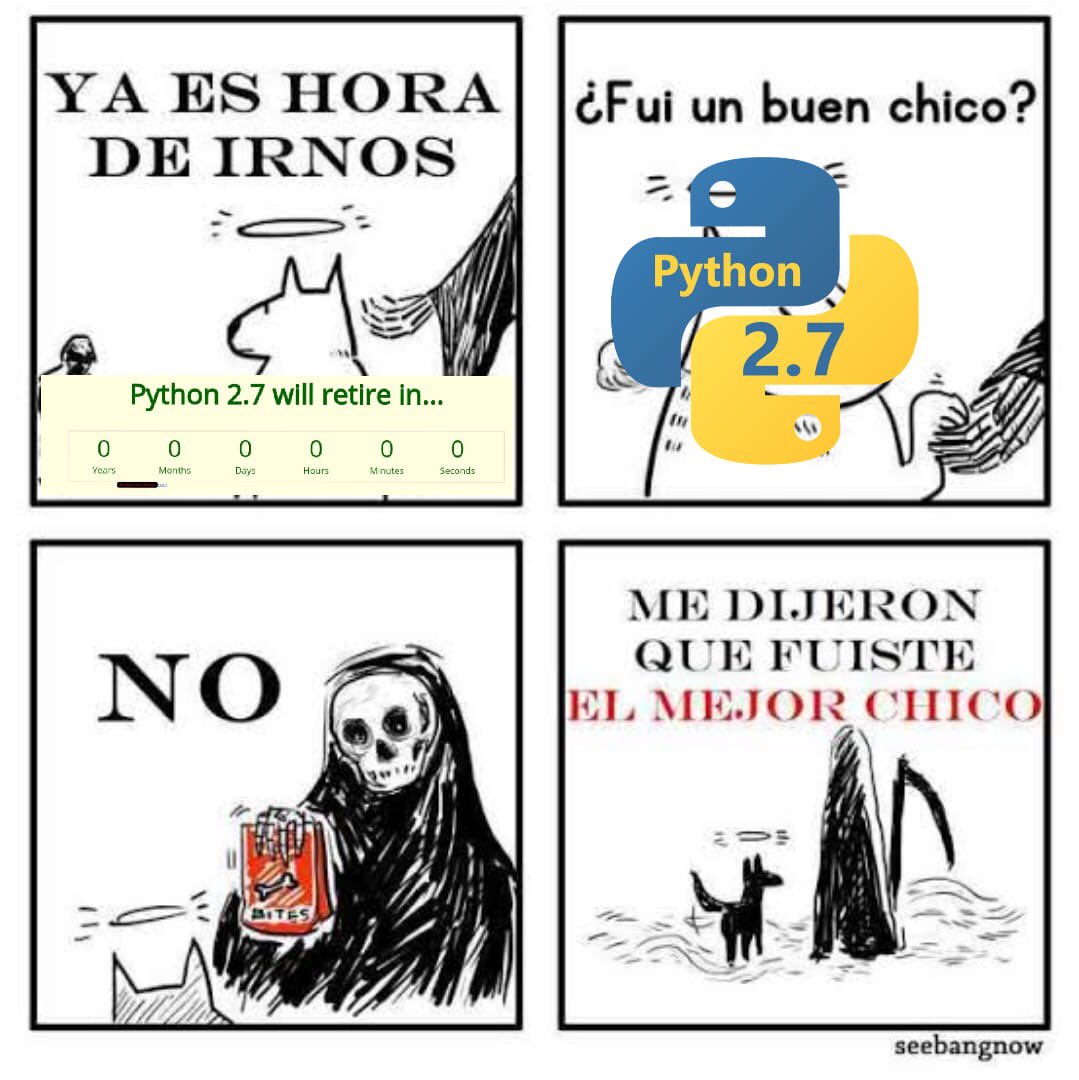 rauldearriba's tweet image. Hasta siempre #python27 #rip