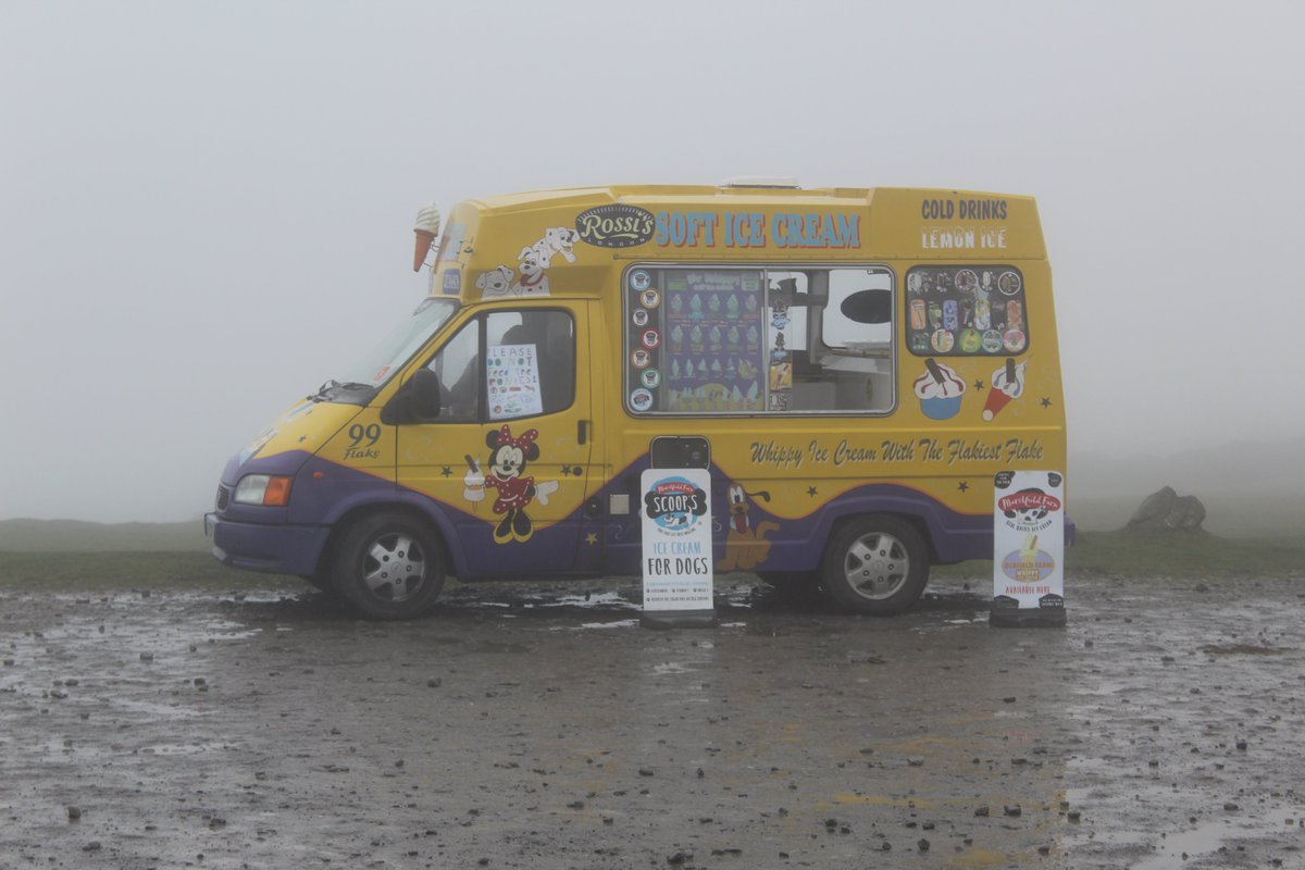 As we begin a New Year with high hopes of things to come an image from New Year's Day that perhaps encapsulates the height of optimism. An ice cream van spotted through the fog and rain in a near deserted car park at Haytor.

A happy New Year to all