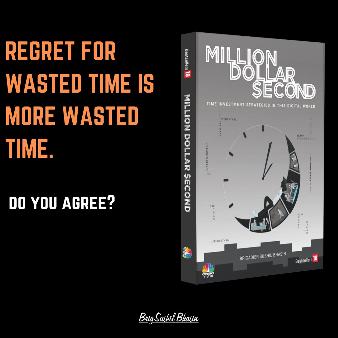 SushilBhasin's tweet photo. Do not worry about what has passed, do not worryabout what is yet to come. The only chance to hold the universe in your hands is NOW!
.
.
#milliondollarsecond #sushilbhasin #military #timeinvestment #timemanagement #booklaunch #books #grind #inspiration #quotes #success #passion https://t.co/zChH5Y0zT5
