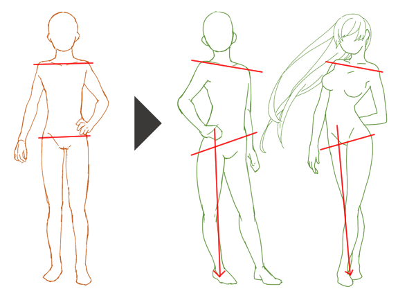 いちあっぷ By Mugenup クリエイティブ制作会社 立ち絵イラストもポーズを工夫してみよう 棒立ちからの脱却 キャラの魅力を引き出すポージングのコツ４選 いちあっぷ T Co F4mldhuo47 絵が上手くなる記事はコレ