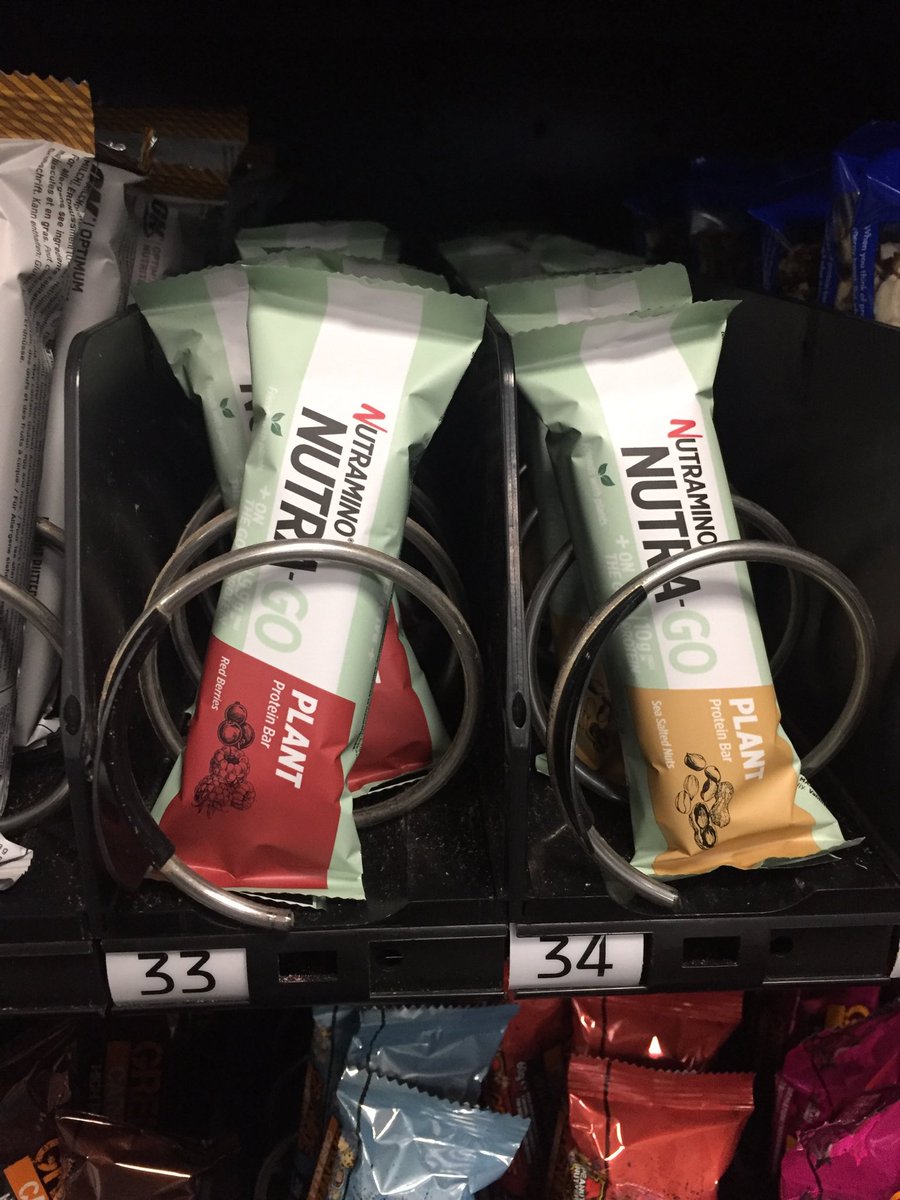 On your next visit please try our New Nutramino Plant Based Bars. #puregym #plantbased