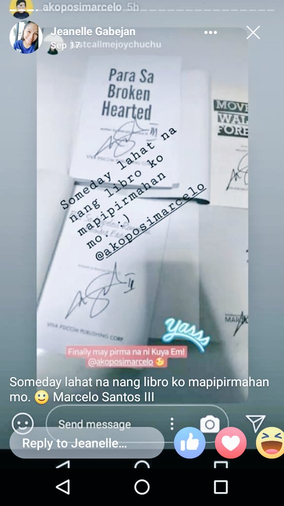 Day 2 out of 366Sept. 17, 2018 - i put it in my story on ig. hoping someday mapipirmahan mo yung books ko and yes, natupad siya. thank you so much kuyaaaaa! always remember that i will support you no matter what.  [ 08 . 31 . 19 ]