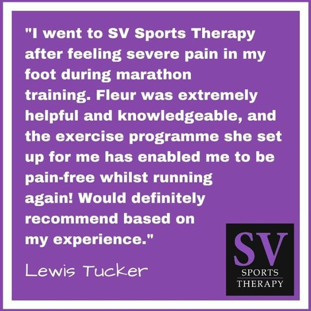 Thank you for your kind words Lewis! We are glad you are back marathon training. Are you struggling with an injury or niggle during your training runs for the London Marathon? Don't forget we are an official london marathon clinic! 
#vlm2020 #londonmarat… ift.tt/2QjBgUR