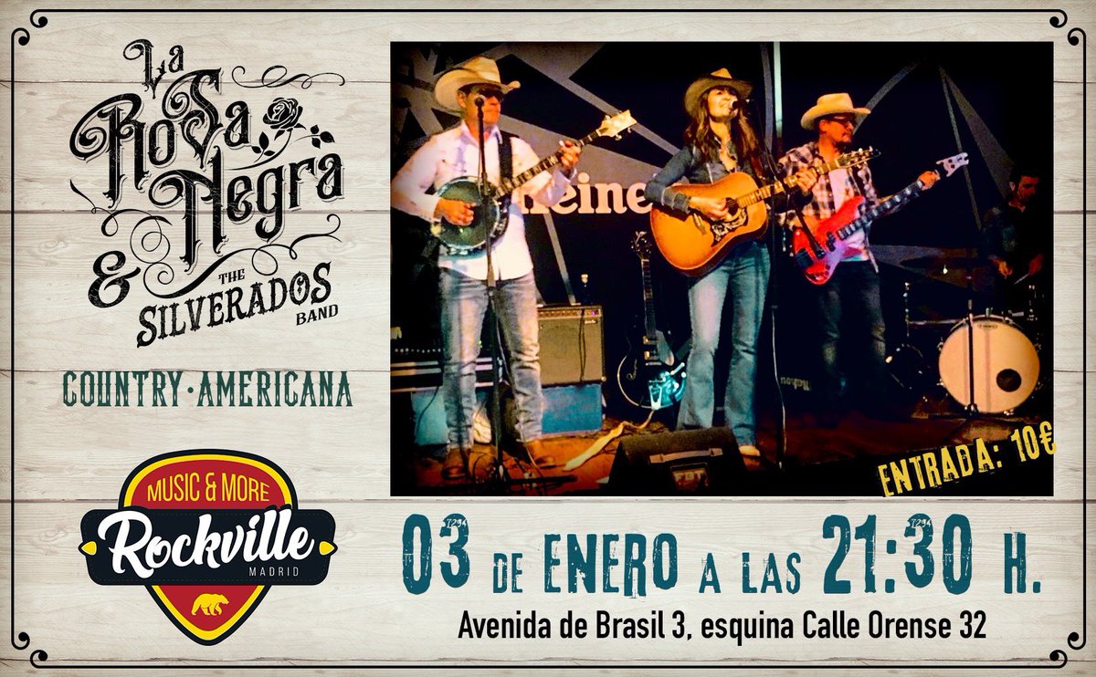 larosanegraysil's tweet photo. Para empezar el año con buena música de o que nos gusta ! #SweetCountry #LiveMusic https://t.co/VK6ukBPu9e