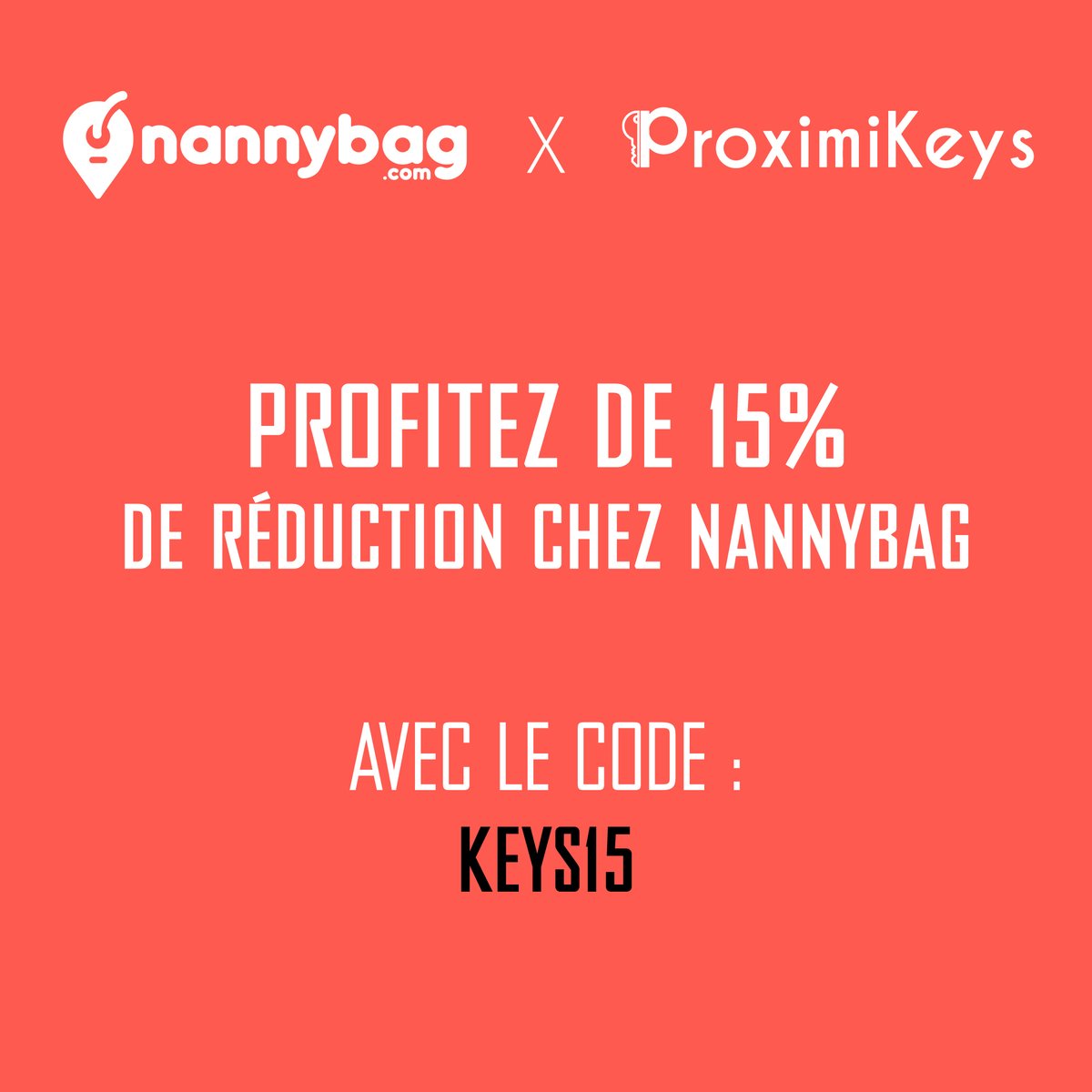 Où faire garder vos bagages lors de vos visites ? Choisissez @NannybagFR ! Trouvez un partenaire à proximité de votre lieu et laissez lui vos bagages en toute sécurité et simplicité. Psttt, par ici : testez Nannybag avec le code promo : KEYS15.