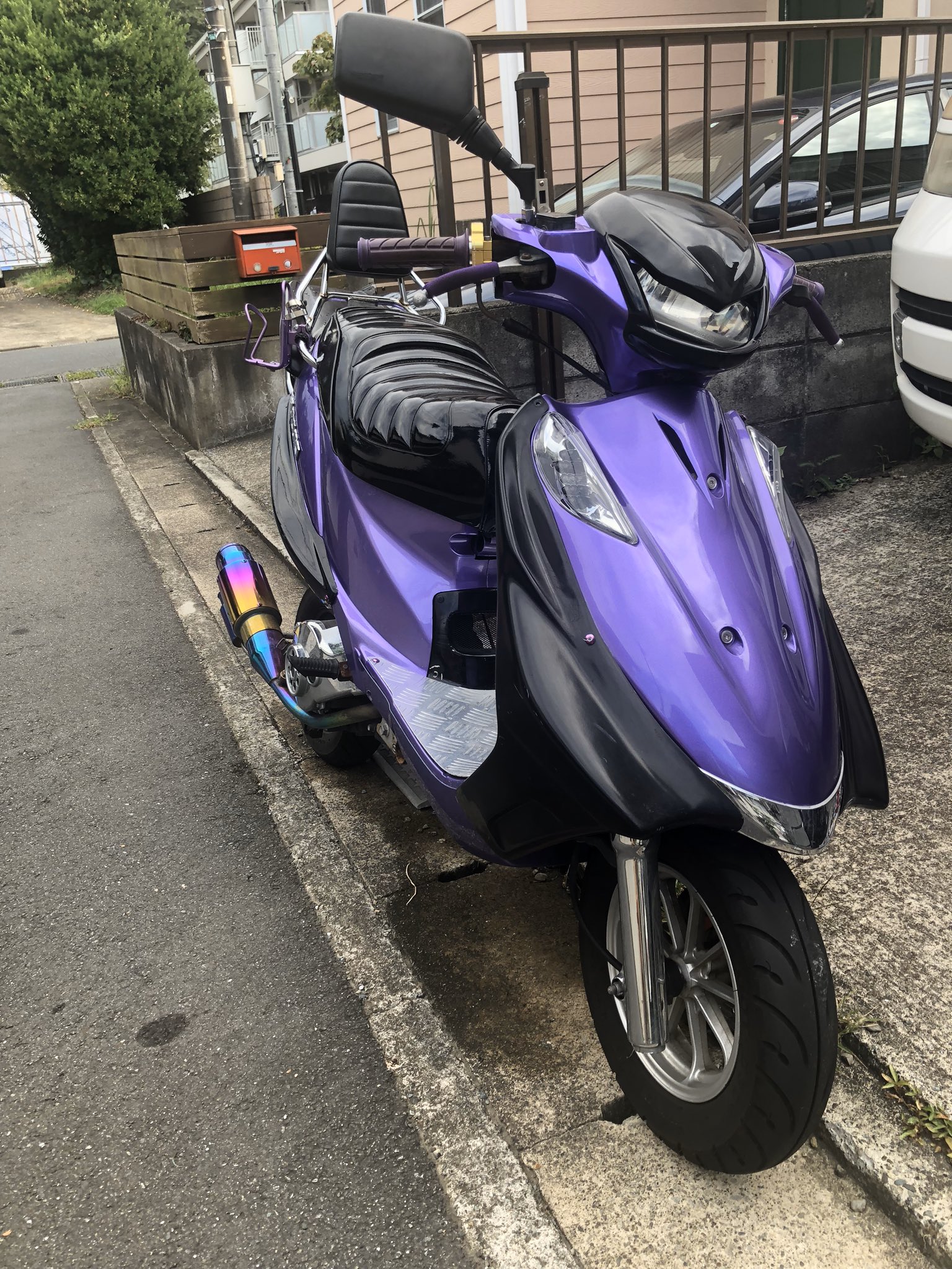 アドレスv125/g タックロールシート バックレストカバー 新品未使用-