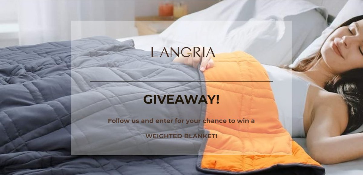 💃Happy New Year, Twitter!🕺 
5 sleep-aid weighted blankets to GIVE FOR FREE in 5⃣ days. Follow, retweet and get this beautiful blanket!🤩
Enter here: bit.ly/35j8Uye
Invite your friends!👫
#anxietytreatment #SleepMeister #winter #deal  #Giveaways 
LIMITED TO the USA