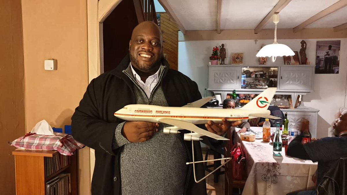 GeorgesMpoudi's tweet photo. Fan de l'aéronautique de la première heure, j'ai jalousement conservé cet exemplaire exceptionnel reçu en cadeau de mes 9ans... Le 747-200 "Combi" TJ-CAB "Charlie Alpha Bravo" était un véritable symbole fort de l'émergence du Cameroun dans les années 70/80. #BoysDream #Flying https://t.co/BJdQqSa5hG