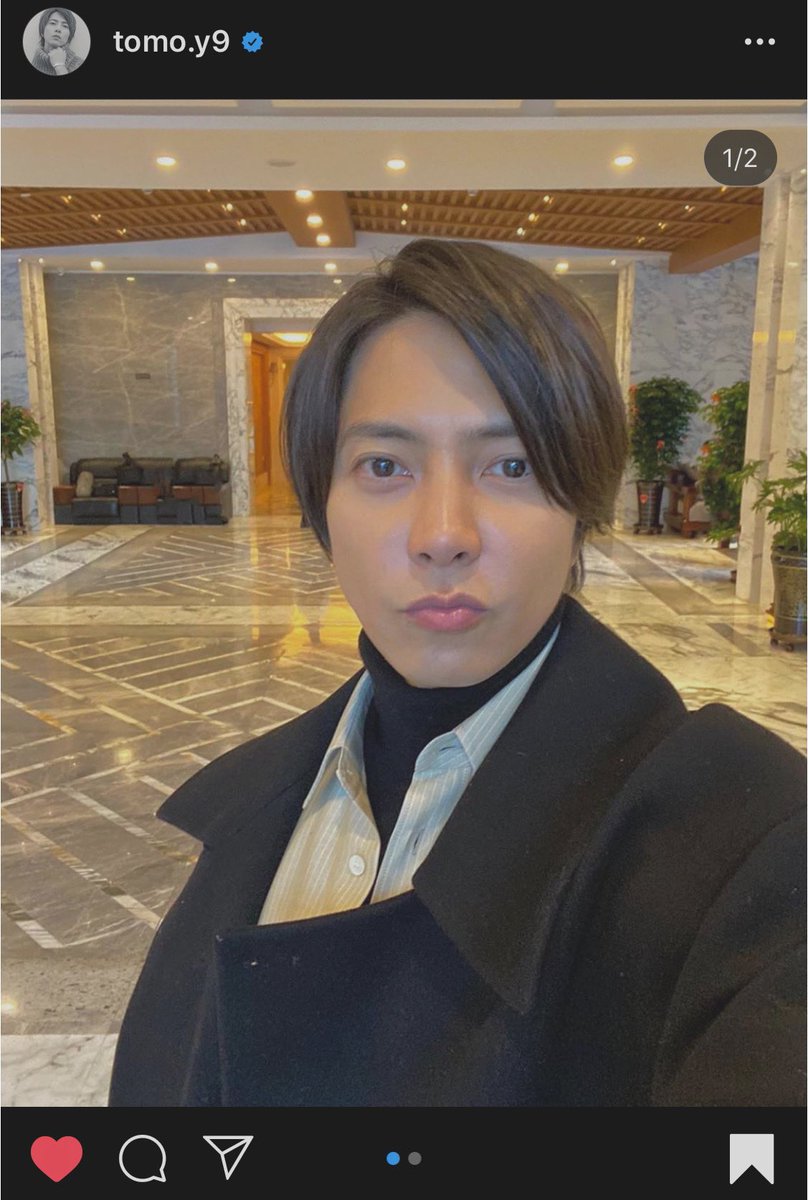 この山Pが自撮りする時のうにゅって感じの口可愛すぎるんですが😻 好き