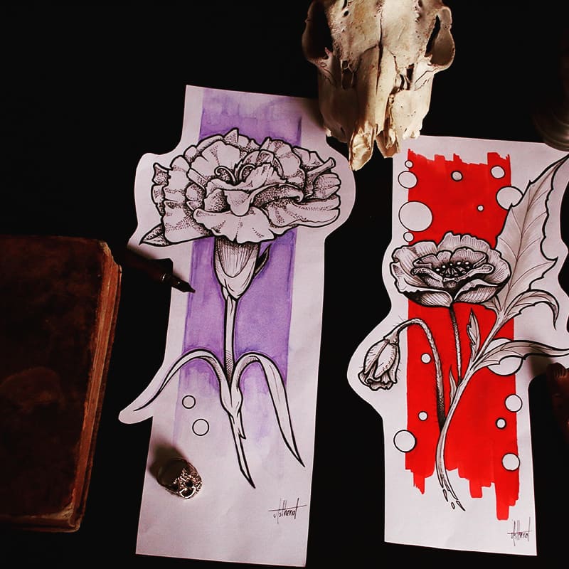 Enchantedarts's tweet photo. Deux nouveaux motifs floraux disponibles pour tatouage.
Contactez moi en mp
#art #artist
#penandink #inkillustration #inkdrawing #tattoo #tattooart #tattoodrawing #frenchartist
#tatouage #tattoos #frenchtattooflash #flowers #flowertattoo #dotink #tattoodotwork #watercolor https://t.co/nUMfHRkBuJ