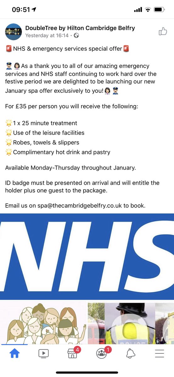 DavidMonk999's tweet photo. Thank you @DoubleTree great way to thank our hard working teams.  I’m sure colleagues @CUH_NHS @SJAEast will appreciate this. https://t.co/tAz0vpO24C