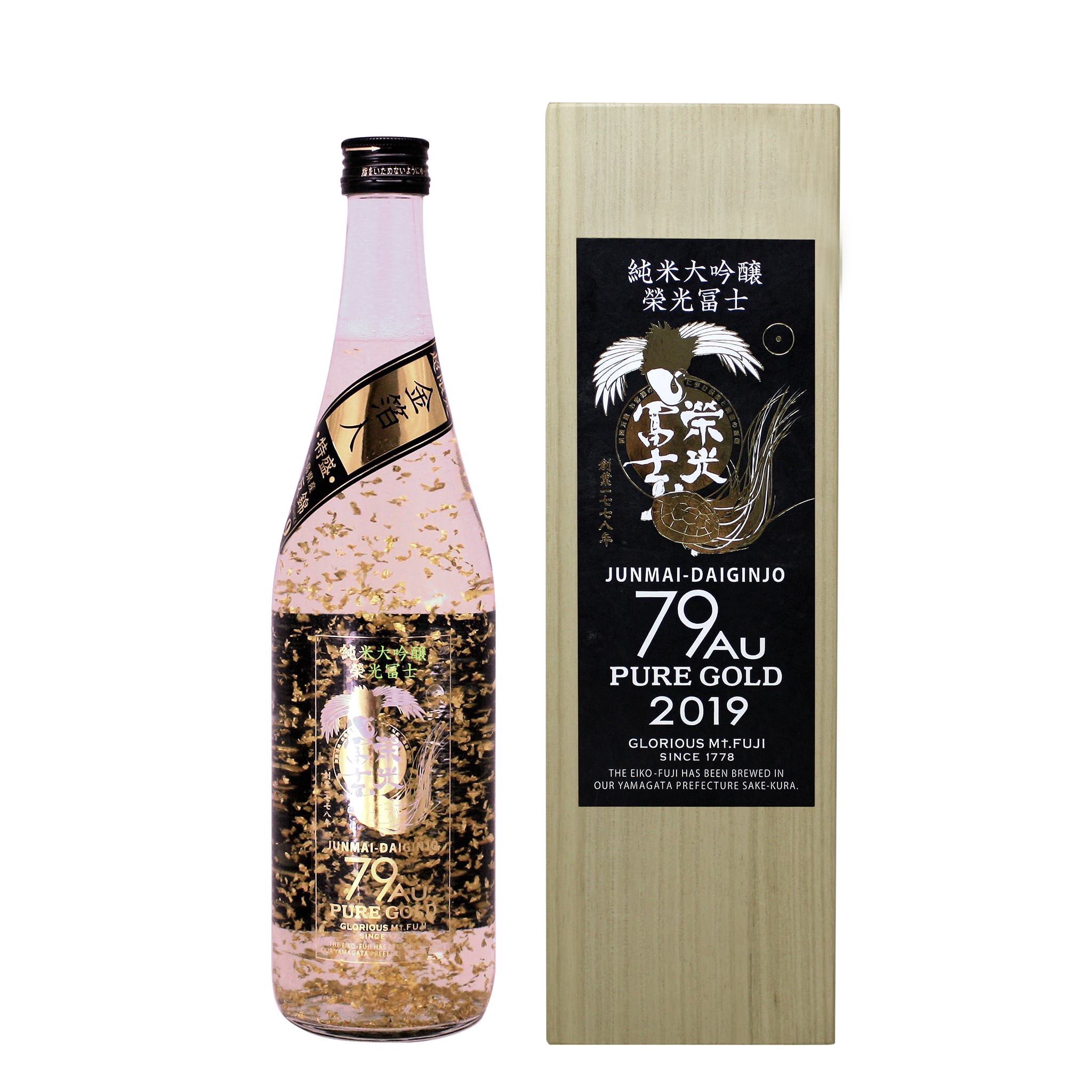 ☆超限定 完売品☆栄光冨士 純米大吟醸 79Au〜PURE GOLD金箔20倍