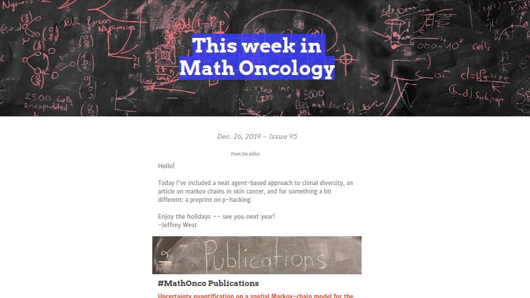 gomez_mariscal's tweet photo. Mathematical Oncology
A great site for updates on mathematical and computational applications
This week in Math Oncology:
https://t.co/AtpJJ94LrF
#facinguncertainty #mathoncology #biostatistics #datamining #pvaluesasfunctions #datascience #phacking #computational #math https://t.co/Pp5ruJFQuv