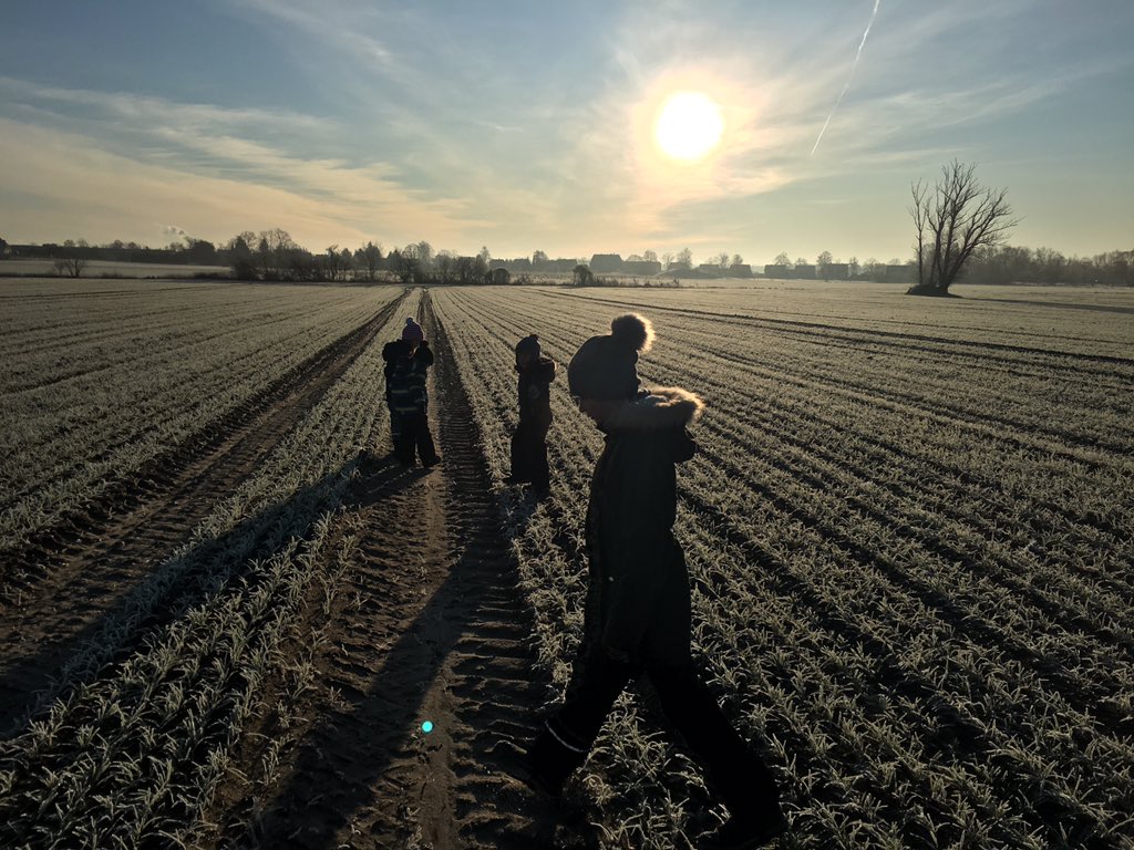 Wie sagt man in Brandenburg: da kannste nicht meckern. #fun #schoolsout #bechlin #kinder #outdoor #winter