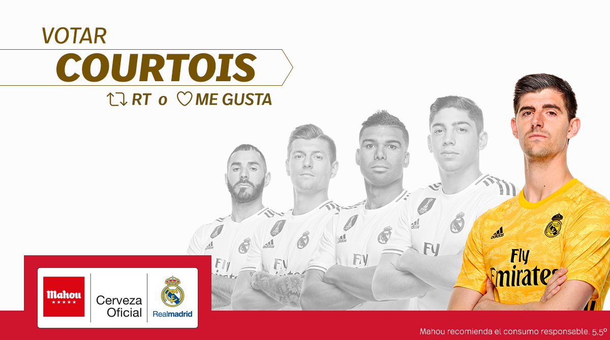 futbolmahou's tweet photo. RT o Me Gusta si crees que @thibautcourtois ha sido el #JugadorCincoEstrellas del @realmadrid en diciembre (4/6) https://t.co/vwVbJ3s1NM