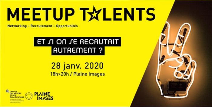 MetropoleLille's tweet photo. #MeetupTalents
Vous êtes une #entreprise en recherche de son son prochain talent ?
La soirée est organisée autour des métiers créatifs de l'image, du #jeuvidéo, de l'#animation et des #effetsspéciaux.

📅 28 janvier 2020 - 18h
📍 @PlaineImages

➡️ https://t.co/LWO3nd5CxC https://t.co/gsqFdYfVLs