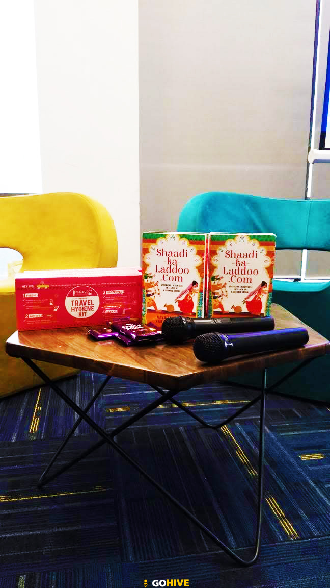 gohiveindia's tweet photo. Twice the fun at GoHive when you have Comedy Evening with Shimit Mathur And Varuna and the launch of Shaadi Ka https://t.co/agJRpYtfLv happening together. Here's a sneak peek at what ensued.

#gohive #coworking #ThrowbackThursday #tbt #unlearn #beyondspaces #ComedyNight #Gurgaon https://t.co/FYccclDZfA