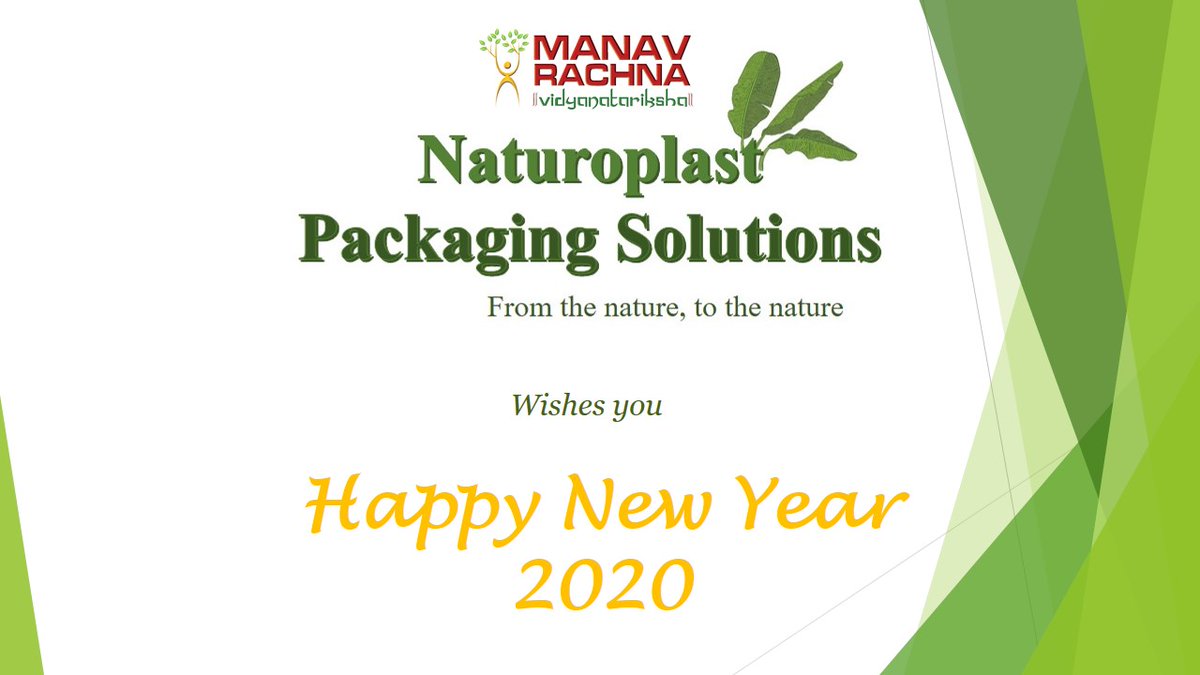 naturoplast's tweet photo. We at Naturoplast Packaging Solution wishes you Happy New Year 2020. #plasticfree #India #indiaagainstplastic #greenindiachallenge https://t.co/AbWVr1H4JM