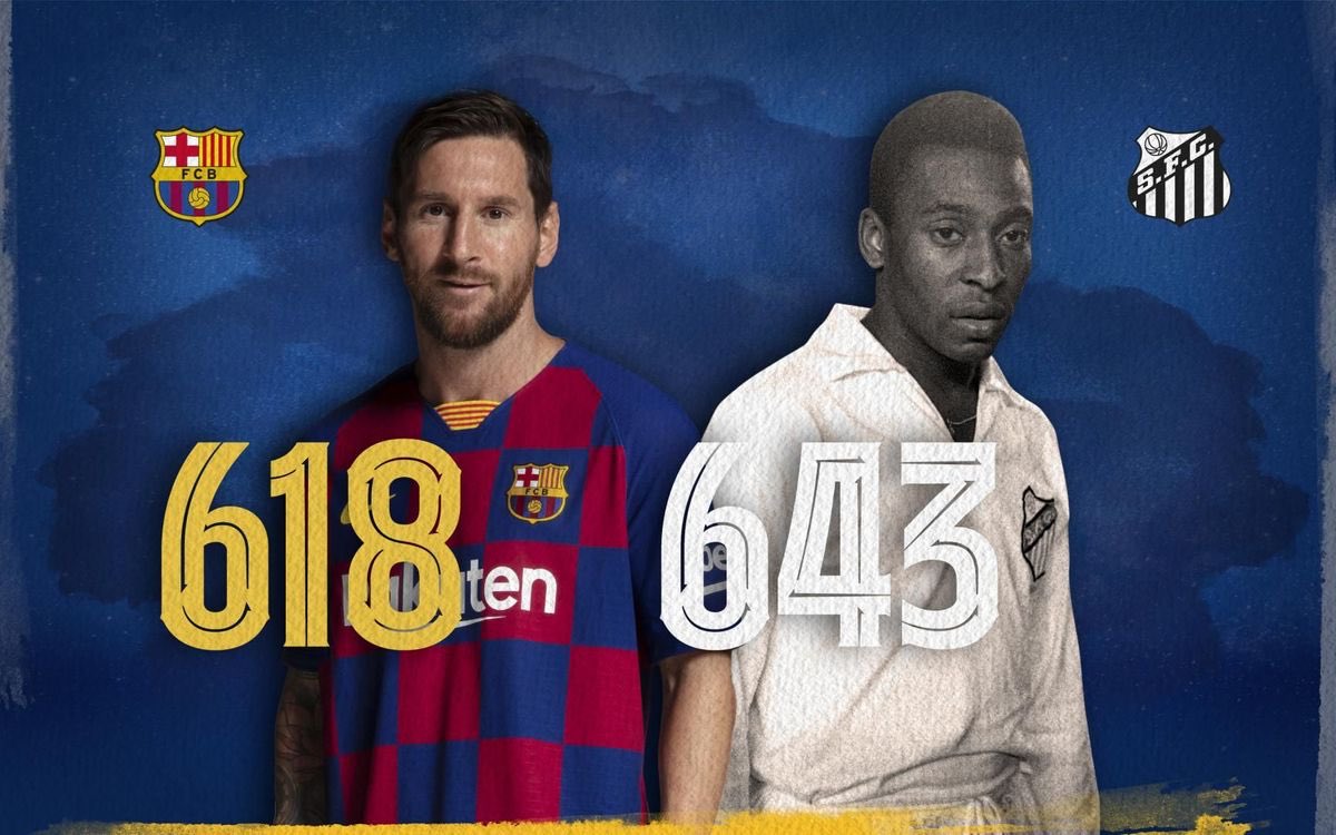 fcbarcelona_fra's tweet photo. 🔥 Un des défis de #Messi  en 2️⃣0️⃣2️⃣0️⃣ :

Battre le record de buts avec un seul club, détenu par @Pele !

🔵🔴 #ForçaBarça https://t.co/PdP2xL6gb4
