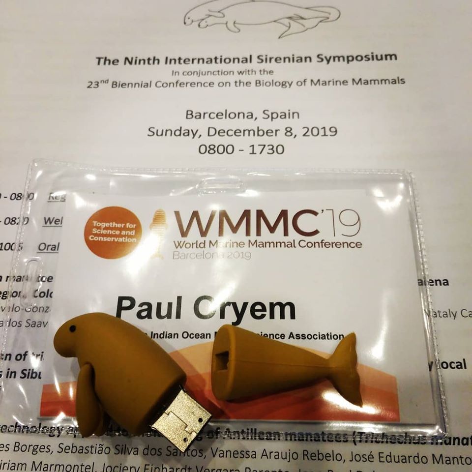 PaulJOryem's tweet image. #DecemberRecap
9th International #Sirenian Symposium at #WMMC19
Scientists presented &amp;amp; addressed how their work contributes to global conservation

#MyFutureActions for 2020:
podcast series
#folkbiology initiative
#dugong project
#MarineMammal #boardgamedevelopment