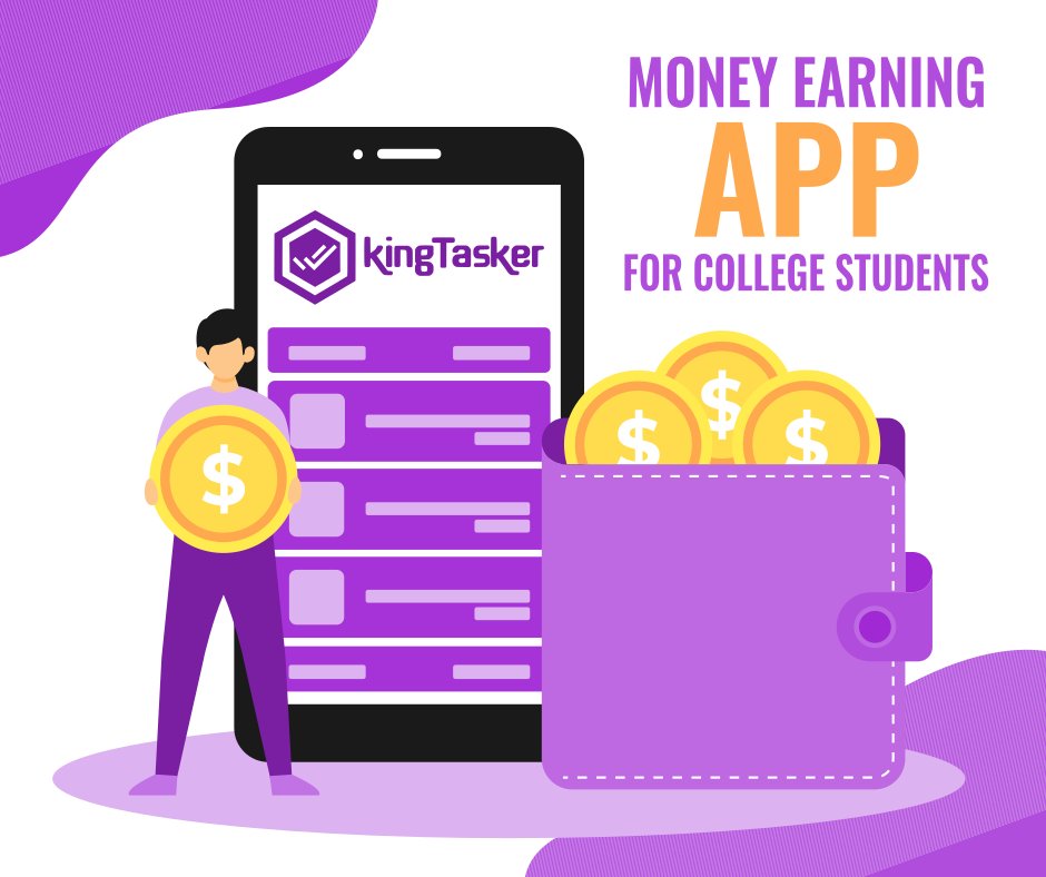 KingTasker_com's tweet photo. Are you looking for an #onlinemoneymakingapp to cover your expenses during your college time? Download the #KingTaskerapp, register with us and start performing a simple task without any investment.
Download the app now: https://t.co/DwSHZy30xK
#EarnMoneyApp #EasyEarningMoneyApp https://t.co/J9dh0vph32