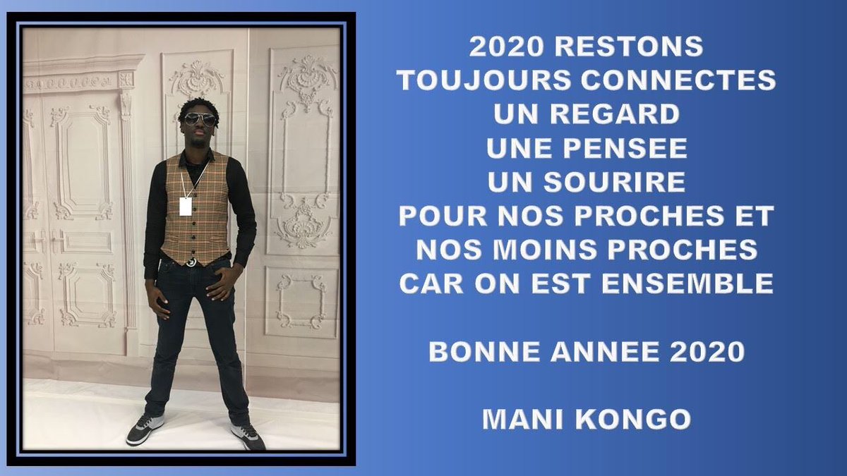 kongo_mani's tweet photo. 2020 tous connectés 📡 
#happynewyear2020 #BonneAnnee2020 #sourire #ensemble #bonnesfetes #partage #United #amour #Paix https://t.co/DFEhpJ9kAI