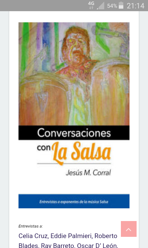 Medios123's tweet photo. "Conversaciones con la Salsa" libro con entrevistas a importantes artistas #salsa https://t.co/4fuG5RdMfz  #libros #books #USA #NewYork #PuertoRico #Miami #Chicago #Cuba #Brasil #RepublicaDominicana #Peru #México #España #salsaromantica #salsalislife  #salsaclasica #salsacasino https://t.co/RRMYkXUhTG