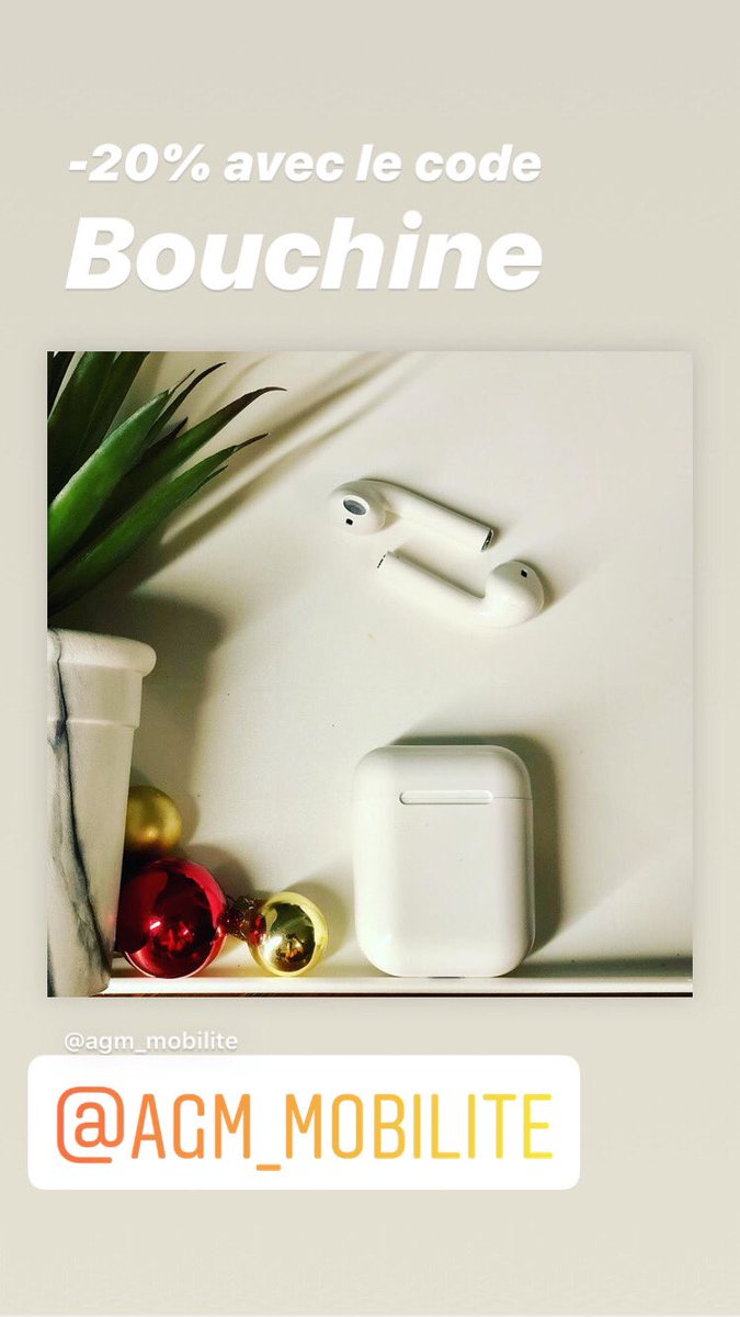 bouchine's tweet photo. #ecouteurssansfil #ecouteurbluetooth #wireless #codereduction sur la page Instagram de Bouchine 😊 Bonne année à tous! 😊 https://t.co/1V0zbdSXLl