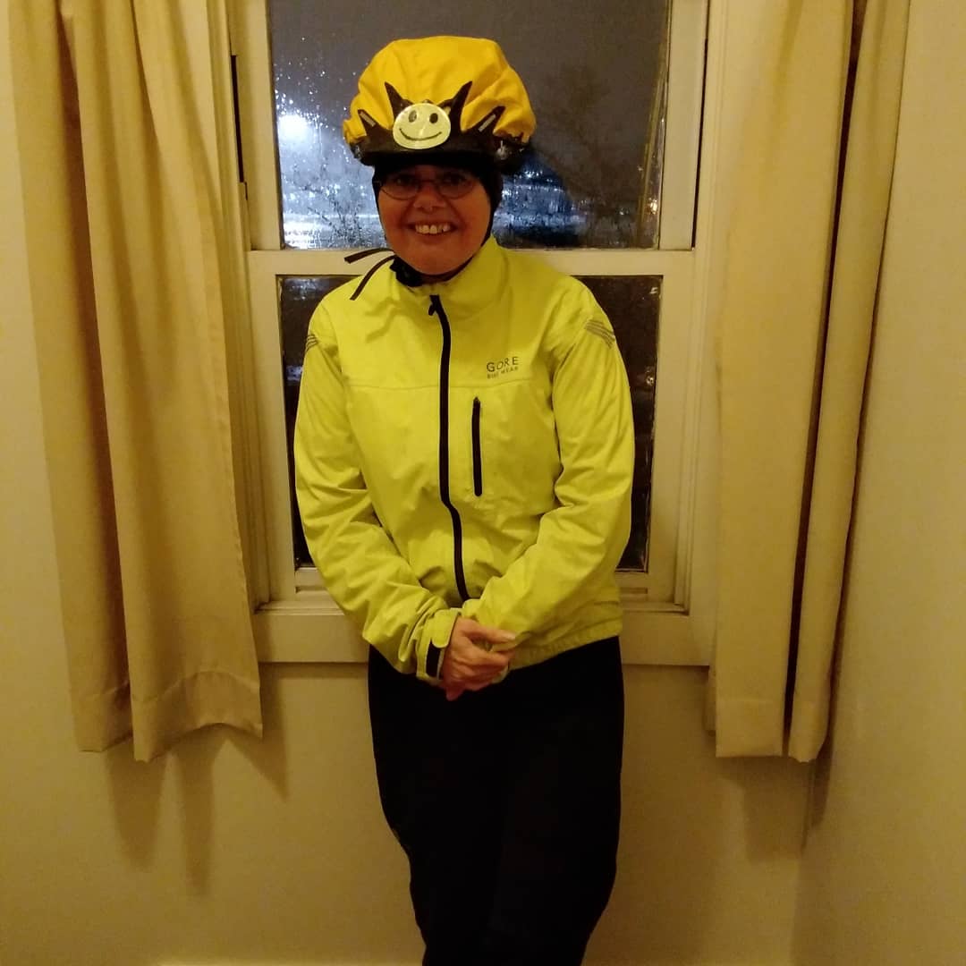 @IBIKEHFX @HHBridges my last ride of 2019 was in heavy heavy rain and very strong winds but I was flying over the bridge, tail wind yah! Ended my year with 17,359 kms. #happylady #happycommuter #lovetoridemybikes #greatyear #feelingstrong #ibikehfx