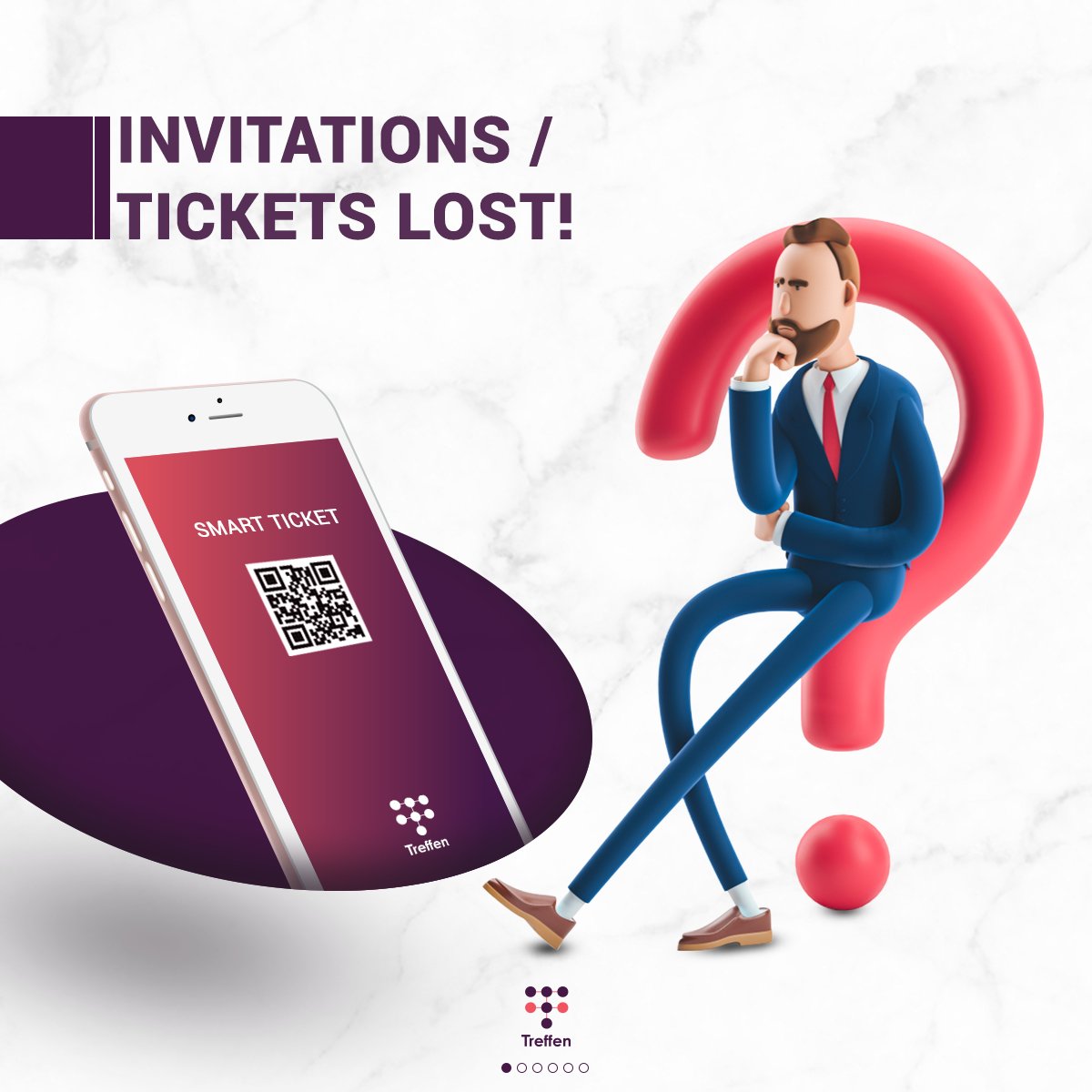 TreffenApp's tweet photo. Tickets getting lost is one of every event's problems! Now this problem has disappeared with Treffen's e-ticket! 
#eventmanagement #eventmanagementsystem #eventmanagementsolution #eventmanagementsoftware #mobileapp #software https://t.co/aXoXLFhyew