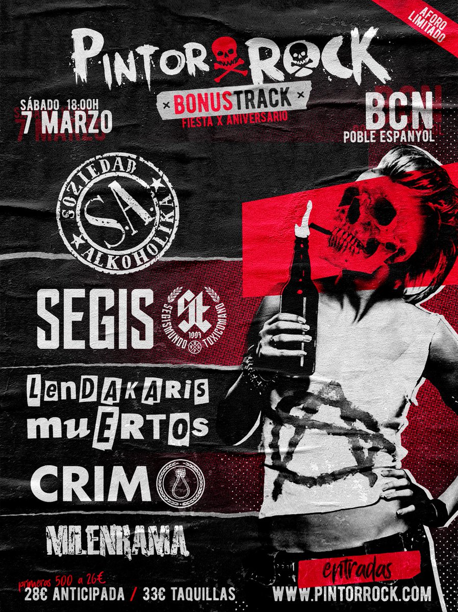 lendakaris's tweet photo. El 7 de marzo tocaremos muy bien acompañades en el @PintorRock  Bonus Track✊️💀🐼⚡️ https://t.co/QqBYxvruNP