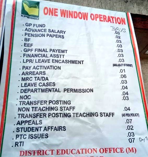 ZiaKBangashPK1's tweet photo. 1. Keeping in view the difficulties faced by teachers and deptt employees in directorate of E&amp;SE KP and all district ed. offices, i have directed director E&amp;SE KP and all DEOs to establish "One Window Operation" facility at Directorate and DEOs offices. #KPEducationReforms https://t.co/ykLqn32uhP