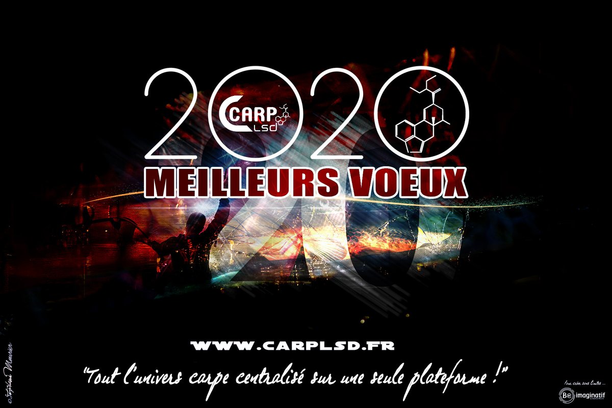 LsdCarp's tweet photo. Toute l'équipe CARP LSD vous souhaite une excellente année 2020 dans tous les domaines, et de trouver votre bonheur dans votre magazine en ligne CARP LSD.
L’équipe Carpe LSD
https://t.co/CjtrWhgqzG https://t.co/uuUEedohD6