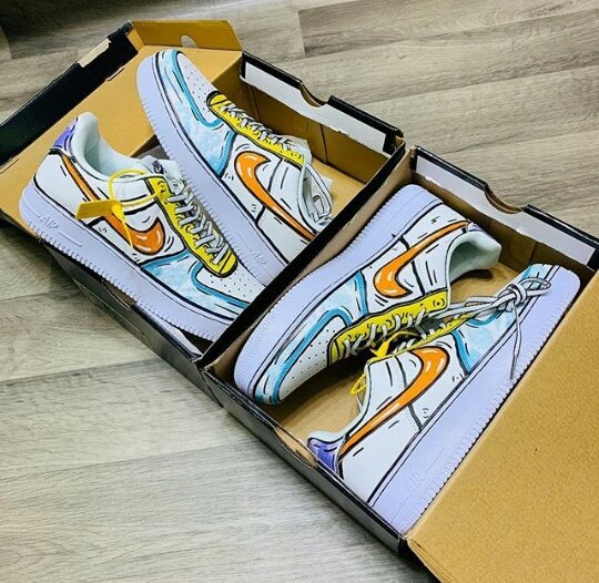 splitape's tweet photo. 2nd of january ... WHO LOVES ART?
.
KINDLY RETWEET, 1 RETWEET CAN GET US CUSTOMERS THIS NEW YEAR.
πππ.
.
Nike Air Force 1 "3D"
.
Price: NGN25,000
.
Size: 40-45
.
Whatsapp 08114703695/DM
.
#KicksOnFire punch #splitape #ThursdayMotivation #NewYear #my600lblife #r4today https://t.co/SYnuiO9fhz
