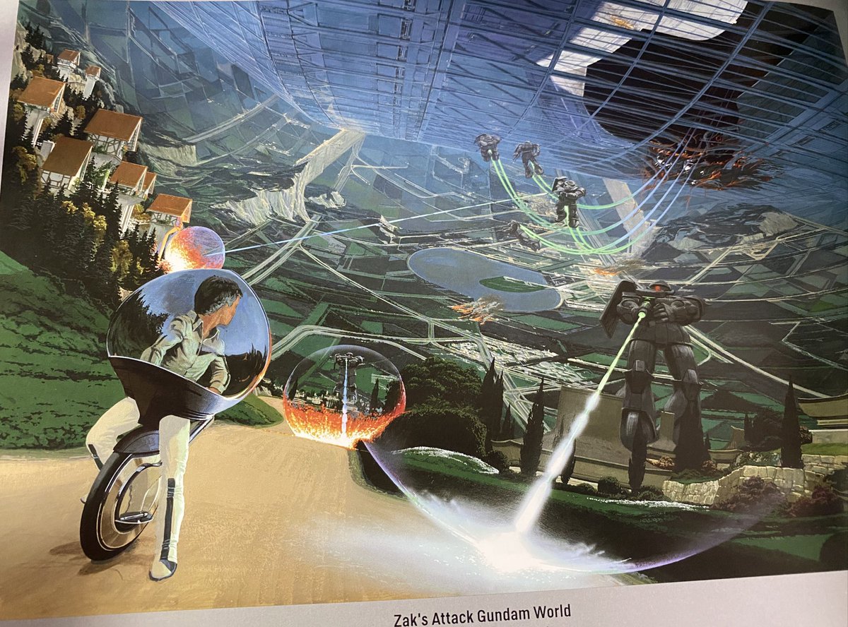 シド・ミード先生のホイールコロニーは絶品なのです