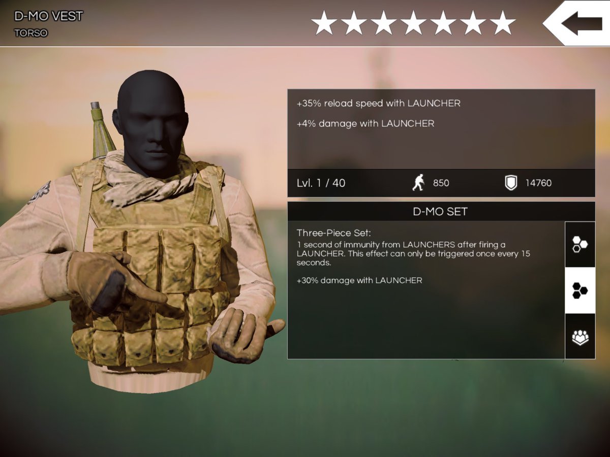 DeadShot_52_'s tweet photo. New 7🌟 Gear of 2020 the “D-MO” in @AfterpulseGame &amp; the “LGM-127” not sure what happen with the weapon..?... 😬🤐but...🤷🏻‍♂️ lol 😂 #afterpulse #gaming #afterpulsegame #gamingsetups https://t.co/MEm9rTUCzj