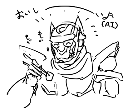 アルジャーノン君どうやって口に運んでるんだろう #放サモ