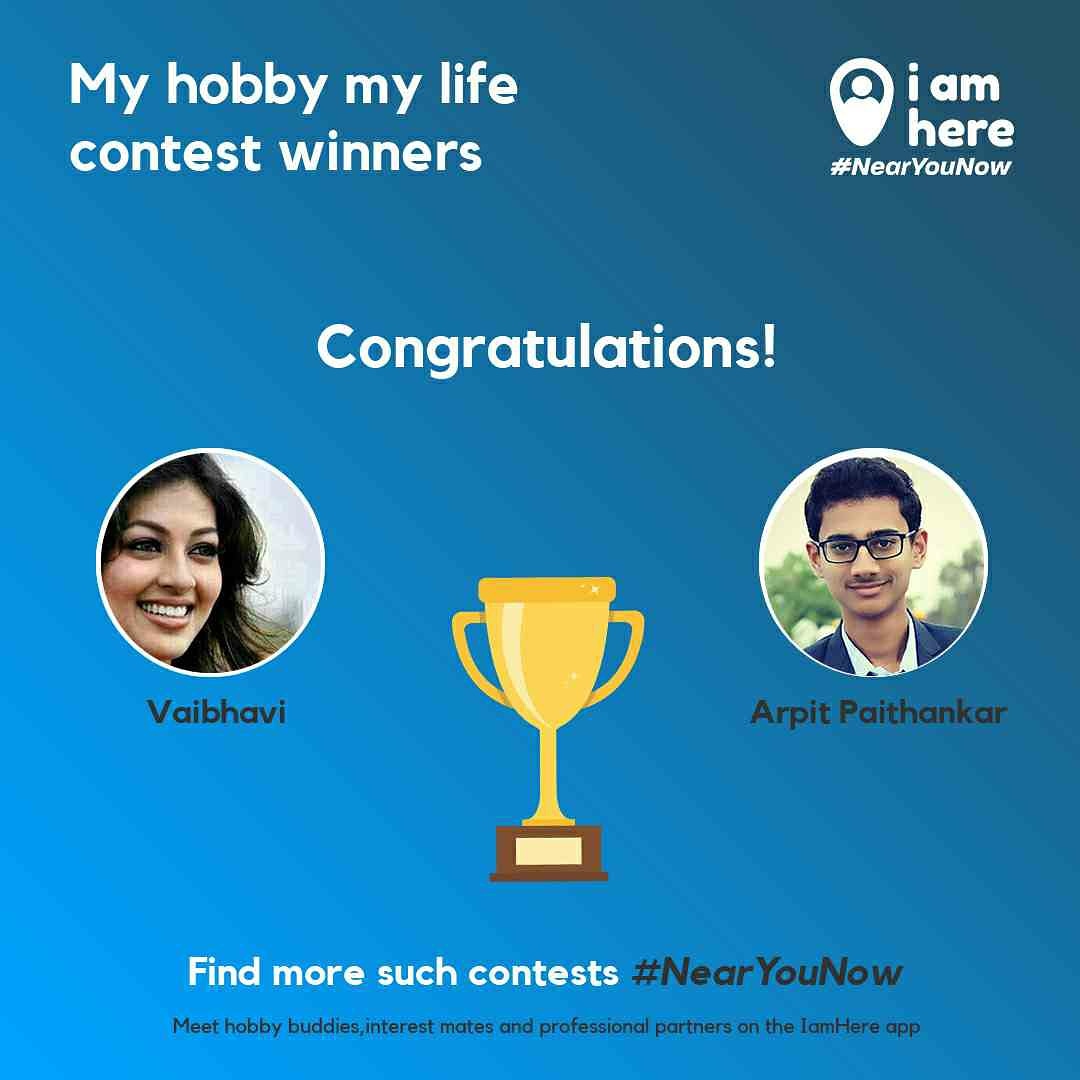iamherelabs's tweet photo. We were delighted to see so many people pursuing their passion. While it made the selection trickier, we have finally found the winners for our #myhobbymylife contest. Congratulations Vaibhavi and Arpit!!
#iamhere #iamherecontests #passion #hobbies #myhobbymylife #life https://t.co/b8sUUxF7Bl