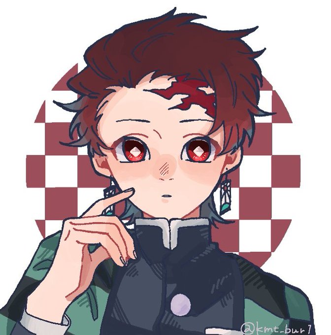 ぶり大根（かわず）さんがTwitterに投稿した竈門炭治郎(鬼滅の刃)のイラスト。