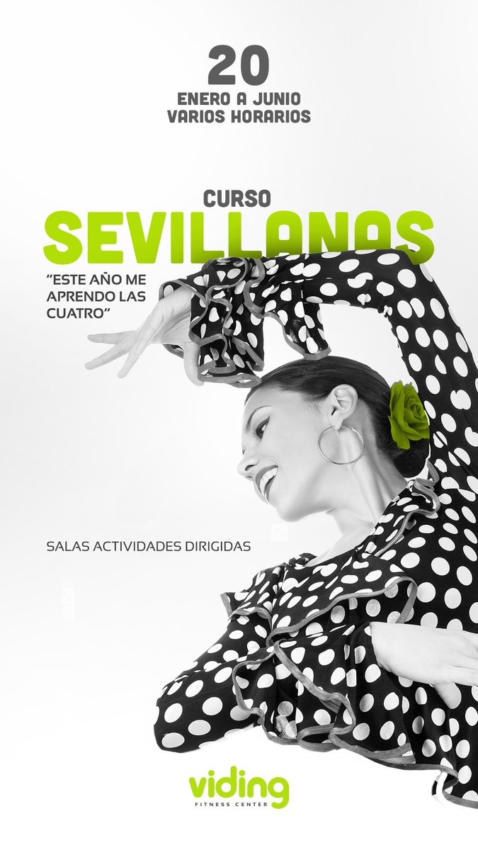 ¡Así empezamos el 2020! Con dos masterclasses de flamenco con las que ir calentando para nuestro curso de sevillanas que dará comienzo el lunes 20. Y es que de este año no pasa que ¡nos aprendamos la cuarta! 💃 ¡Reserva tu plaza en recepción y no te lo pierdas!