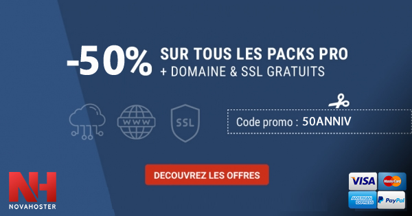 novahoster's tweet photo. Profitez de notre Super Promo 2020 sur tous les packs d’hébergement web : -50% de remise + Nom de domaine Gratuit + Certificat SSL Gratuit. Pour le nom de domaine, enregistrez l’extension de votre choix : .com, .tn, ou .info.
https://t.co/mxRAsiKmyQ https://t.co/38QzlOlwzL