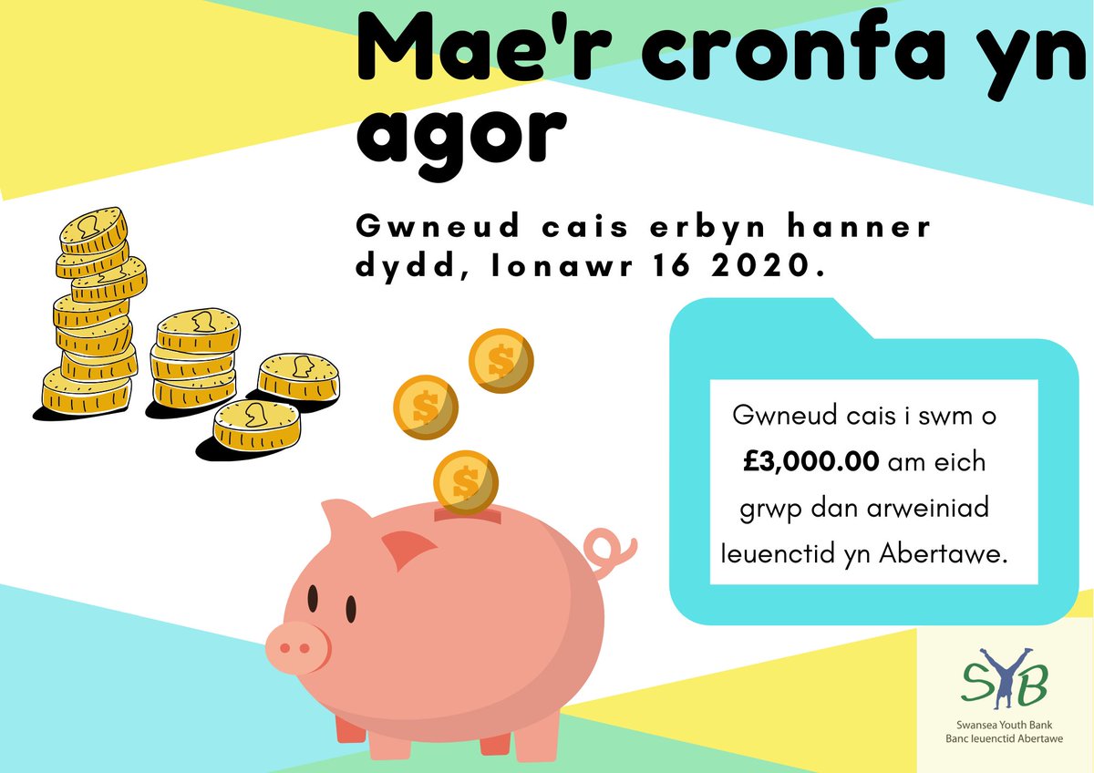 bank_youth's tweet photo. If you're struggling with a midafternoon #backtowork slump our #funding news might bring a smile to your face! Youthled groups or projects in Swansea can apply for up to £3000 but don't delay, applications must be received by Midday on January 16th. https://t.co/spXKfSEKdr https://t.co/odc3c0gGk7