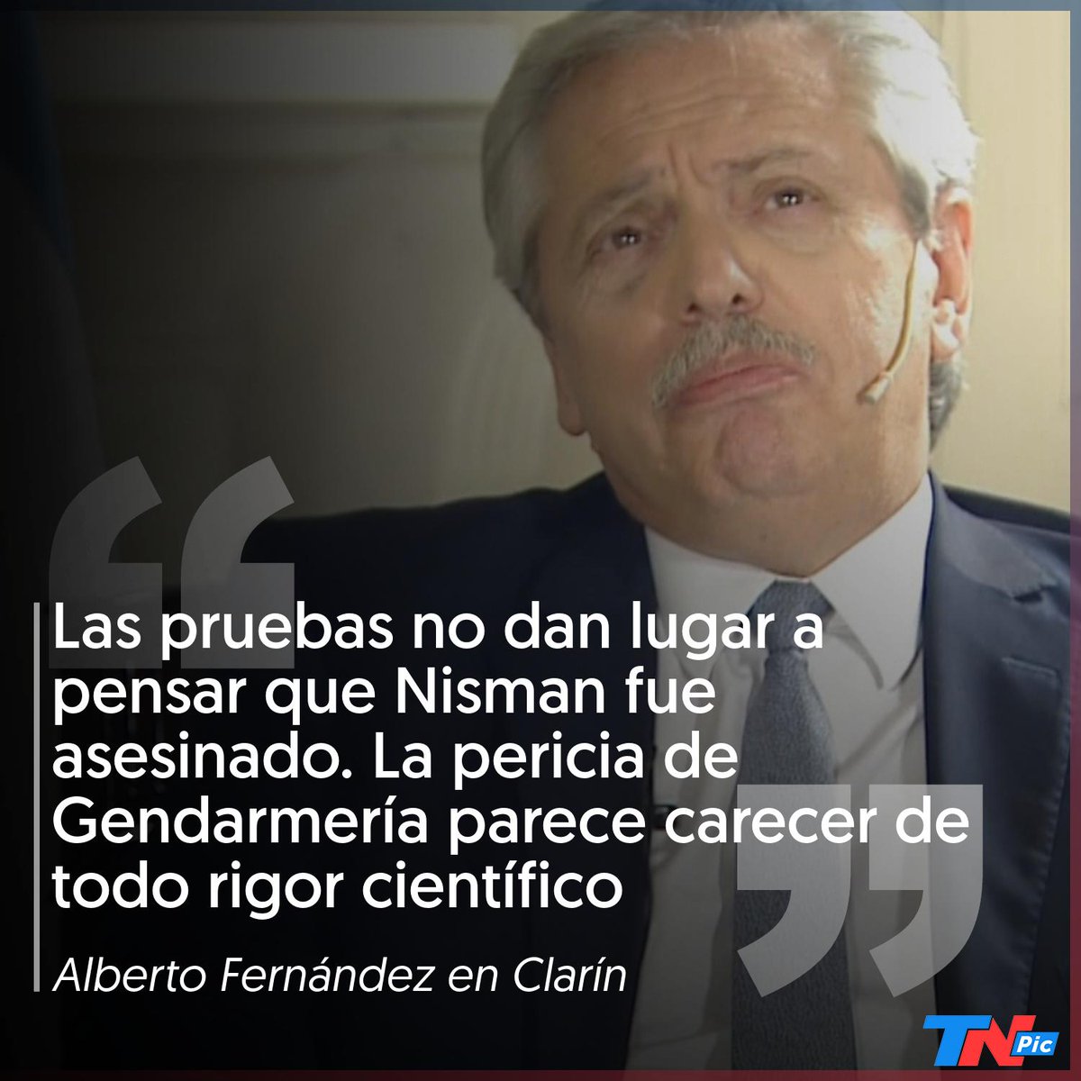 todonoticias's tweet photo. A 5 años de la muerte de Nisman, Alberto Fernández ahora dice que no hay pruebas para asegurar que el fiscal fue asesinado. En el documental "El fiscal, la presidenta y el espía", que Netlix realizó en 2017 y estrenó ayer, había planteado sus dudas sobre la hipótesis del suicidio https://t.co/3Zj0XssTQx