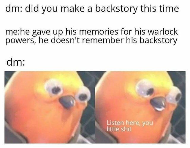DungeonScreen's tweet photo. 🧙🏻‍♂️☕ Easy next 😂 it's not lazy writing if it's fun playing 😁 ima play a character that doesn't remember anything. Can you Imagen the social interaction.
••
Follow @dungeonscreen
.
#dnd  #dndmemes #dndmeme #tabletopgaming #rpg #dnddice #diceporn #di… https://t.co/kUUIdq1uPC https://t.co/mEhwnIQUDn