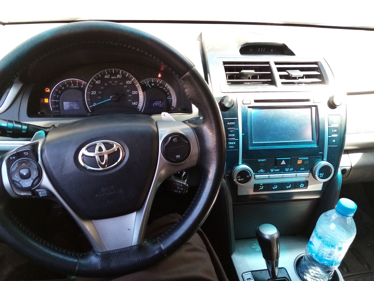 dawisu's tweet image. A friend of mine is selling his 2012 toyota camry XLE which is in very good condition and its affordable too, asking price is N3Million (negotiable) kuma la'ada ciki da waje. 😂🤣🙄