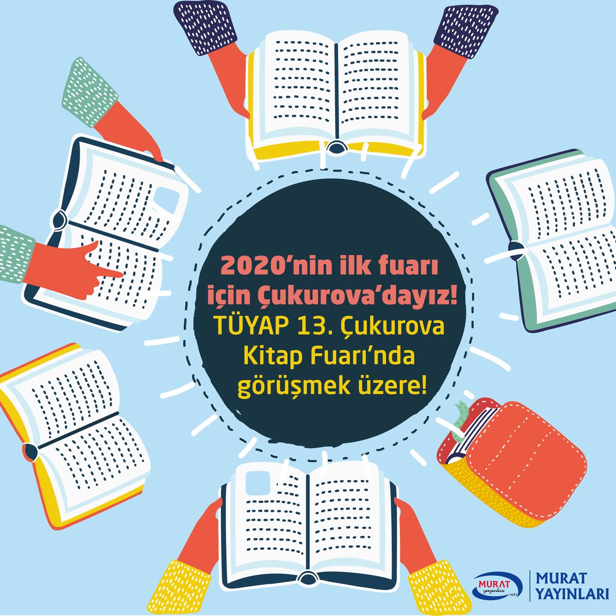 #Tüyap #Çukurova Kitap Fuarı'na geliyoruz!