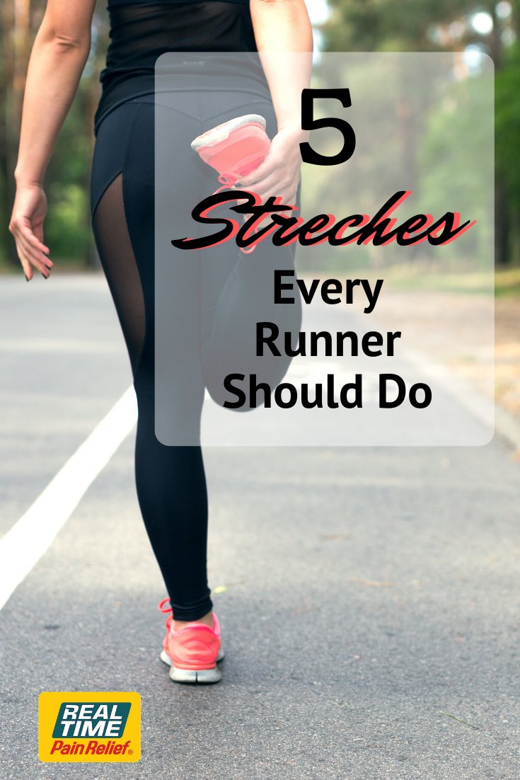 RealTimeRelief's tweet photo. If your resolution is to begin running, here’s a good read on stretching to prevent injury.
5 Stretches Every Runner Should Do https://t.co/Qecmh8uvhA
#realtimeit #stretchingtips #runners #painreliefyoucantrust https://t.co/qo2U16MlRP
