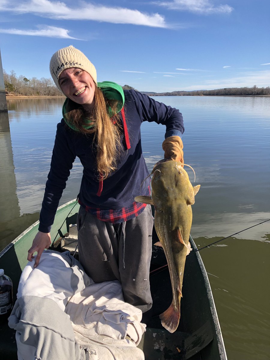 Well no state record but my wife hooked a 15 pounder